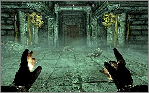Go through the empty room inside which you quite surprisingly won't be attacked by anyone - Revealing the Unseen - p. 2 - College of Winterhold quests - The Elder Scrolls V: Skyrim - Game Guide and Walkthrough