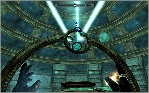 Close the window and return downstairs, standing beside the Oculory lens (screen above) - Revealing the Unseen - p. 3 - College of Winterhold quests - The Elder Scrolls V: Skyrim - Game Guide and Walkthrough