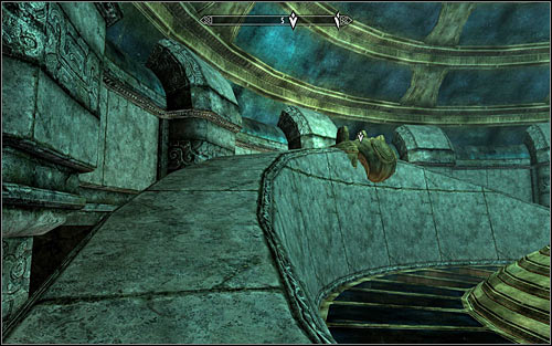 Use the path leading to the upper console (screen above) - Revealing the Unseen - p. 3 - College of Winterhold quests - The Elder Scrolls V: Skyrim - Game Guide and Walkthrough