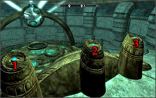 Afterwards return to console at the upper part of the room (screen above) - Revealing the Unseen - p. 3 - College of Winterhold quests - The Elder Scrolls V: Skyrim - Game Guide and Walkthrough