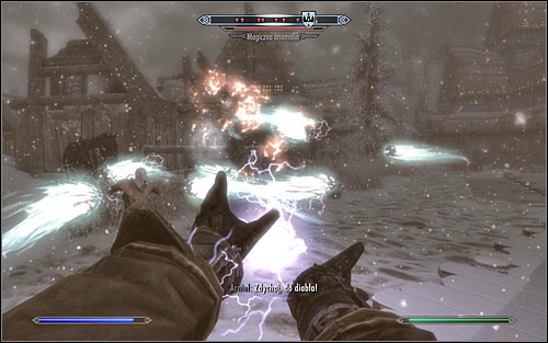 After you reach Winterhold it will turn out that it's under attack by a group of 10 Magic Anomalies (screen above) - Containment - College of Winterhold quests - The Elder Scrolls V: Skyrim - Game Guide and Walkthrough