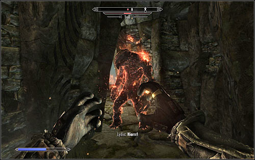 After reaching the new area, look around for a chest and head north - Staff of Magnus - p. 2 - College of Winterhold quests - The Elder Scrolls V: Skyrim - Game Guide and Walkthrough