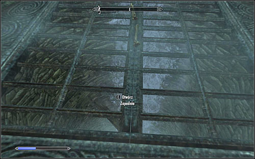 Open the metal gate and watch another scene with the ghosts of the dead Mages - Staff of Magnus - p. 2 - College of Winterhold quests - The Elder Scrolls V: Skyrim - Game Guide and Walkthrough