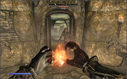 Move the bolt and open the new door - Staff of Magnus - p. 3 - College of Winterhold quests - The Elder Scrolls V: Skyrim - Game Guide and Walkthrough