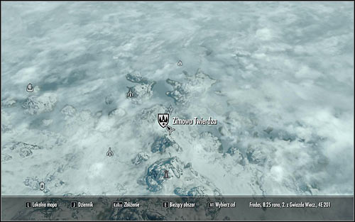 Open the world map and note that the College has disappeared from the list - Staff of Magnus - p. 3 - College of Winterhold quests - The Elder Scrolls V: Skyrim - Game Guide and Walkthrough