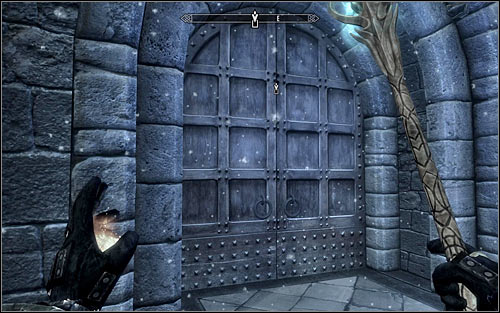 Head towards the College of Winterhold main square - Eye of Magnus - College of Winterhold quests - The Elder Scrolls V: Skyrim - Game Guide and Walkthrough