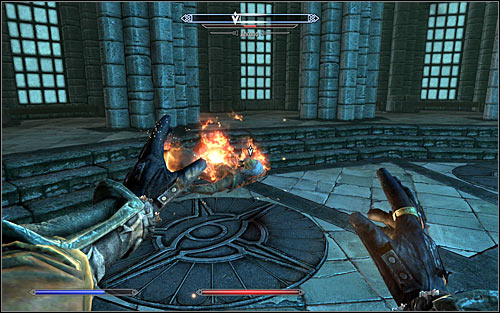 Afterwards you can hide the Staff and equip any weapon or spells you like - Eye of Magnus - College of Winterhold quests - The Elder Scrolls V: Skyrim - Game Guide and Walkthrough