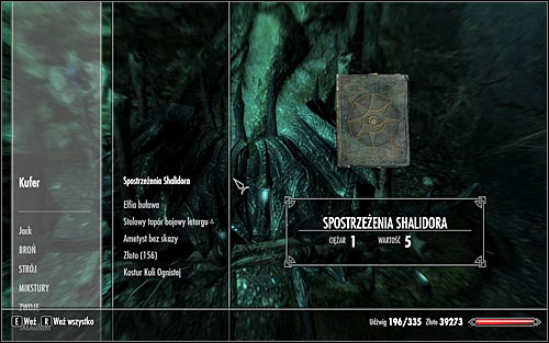 Depending on the kind of area, Shalidor's writing might be hidden either on the surface or inside an underground location - Shalidors Insights - College of Winterhold quests - The Elder Scrolls V: Skyrim - Game Guide and Walkthrough