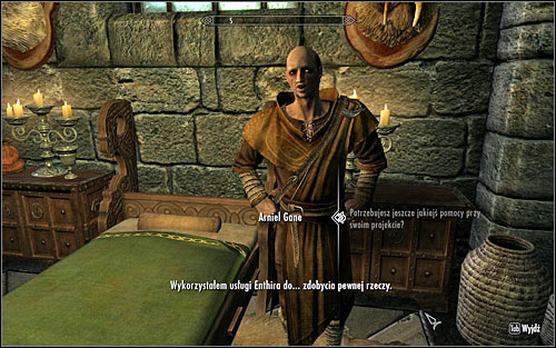Depending on when you began the first mission for Arniela, you will be able to approach the mage's second quest at once or after a few days have passed - Arniels Endeavor - p. 1 - College of Winterhold quests - The Elder Scrolls V: Skyrim - Game Guide and Walkthrough