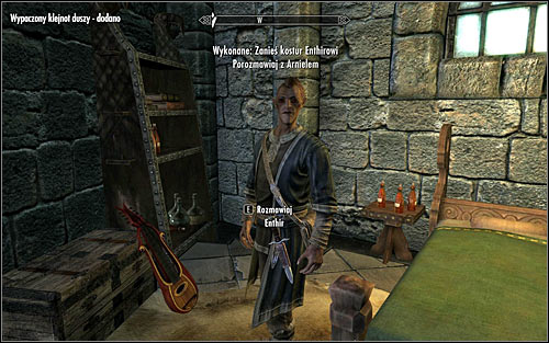 Return to the College of Winterhold and give the recently obtained Staff to Enthir, in return receiving the Warped Soul Gem (screen above) - Arniels Endeavor - p. 1 - College of Winterhold quests - The Elder Scrolls V: Skyrim - Game Guide and Walkthrough