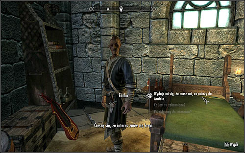 Enthir can be usually found onside one of the rooms at the Hall of Attainment - Arniels Endeavor - p. 1 - College of Winterhold quests - The Elder Scrolls V: Skyrim - Game Guide and Walkthrough