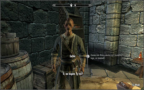 As a reminder, Enthir can be found inside one of the rooms of the Hall of Attainment - Arniels Endeavor - p. 2 - College of Winterhold quests - The Elder Scrolls V: Skyrim - Game Guide and Walkthrough