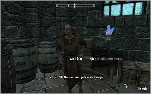 Return to the College of Winterhold and head to Arniel with the found dagger, without having to speak to Enthir - Arniels Endeavor - p. 2 - College of Winterhold quests - The Elder Scrolls V: Skyrim - Game Guide and Walkthrough