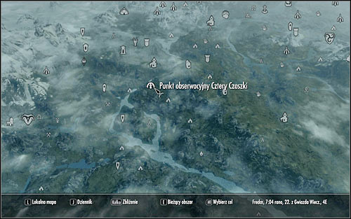 Open the world map and head to Four Skulls (screen above) - Destruction Ritual Spell - College of Winterhold quests - The Elder Scrolls V: Skyrim - Game Guide and Walkthrough
