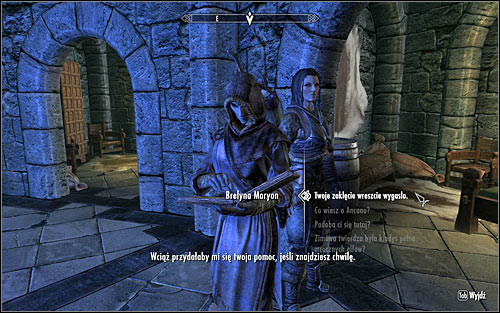 Head to your room and wait for around eight hours for the spell to fade away - Miscellaneous: Brelynas Practice - College of Winterhold quests - The Elder Scrolls V: Skyrim - Game Guide and Walkthrough