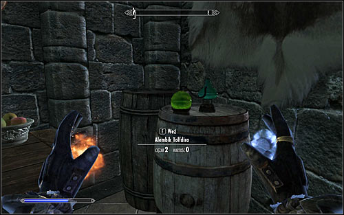 Tolfdir's Alembic (screen above) is unfortunately hidden in a randomly-selected place in the Hall of Countenance, though you should look for it inside one of the public areas - Miscellaneous: Tolfdir the Absent-Minded - College of Winterhold quests - The Elder Scrolls V: Skyrim - Game Guide and Walkthrough