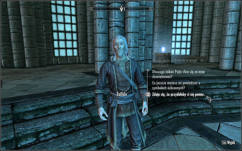 Find Tolfdir (he's usually at the main square or the Hall of the Elements) and ask if he needs your assistance with anything (screen above) - Miscellaneous: Tolfdir the Absent-Minded - College of Winterhold quests - The Elder Scrolls V: Skyrim - Game Guide and Walkthrough