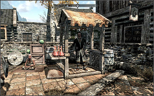 Head out of The Bee and Barb and stay at the Riften main square - A Chance Arrangement - Thieves Guild quests - The Elder Scrolls V: Skyrim - Game Guide and Walkthrough