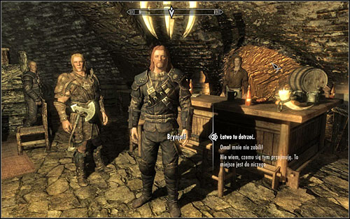 After going round the water container, you will reach Brynjolf and his company - Taking Care of Business - Thieves Guild quests - The Elder Scrolls V: Skyrim - Game Guide and Walkthrough