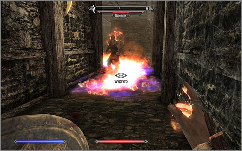 After dealing with the human torch, you can head down to reach Aringoth's safe (screen below) - Loud and Clear - Thieves Guild quests - The Elder Scrolls V: Skyrim - Game Guide and Walkthrough