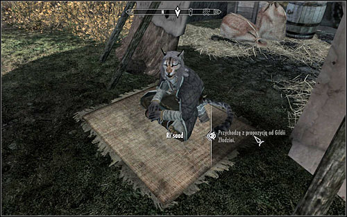 Reaching the Khajiit might be quite problematic, as he's constantly on the move with his caravan - Miscellaneous: Deliver Moon Sugar to Ri'saad - Thieves Guild quests - The Elder Scrolls V: Skyrim - Game Guide and Walkthrough