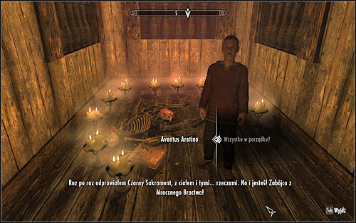Enter the residence and walk up the stairs - Innocence Lost - The Dark Brotherhood quests - The Elder Scrolls V: Skyrim - Game Guide and Walkthrough