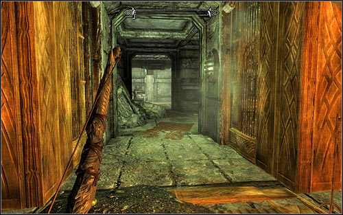 A longer way to your target implies choosing a corridor leading to the south-east (screen above) - Mourning Never Comes - p. 1 - The Dark Brotherhood quests - The Elder Scrolls V: Skyrim - Game Guide and Walkthrough
