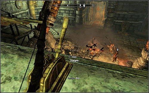 If you've chosen a longer way to reach your target and you've managed to open the gate mentioned before, you'll be able to get to the upper walkway - Mourning Never Comes - p. 1 - The Dark Brotherhood quests - The Elder Scrolls V: Skyrim - Game Guide and Walkthrough