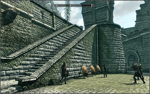 The second option assumes getting on the castle walls, so you can find yourself above the area where the party takes place - Bound Until Death - The Dark Brotherhood quests - The Elder Scrolls V: Skyrim - Game Guide and Walkthrough