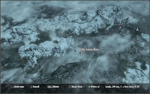 Leave the Dark Brotherhood's Sanctuary and open the world map - Breaching Security - The Dark Brotherhood quests - The Elder Scrolls V: Skyrim - Game Guide and Walkthrough