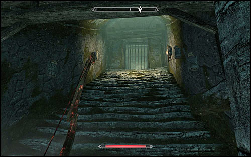 I recommend exploring a corridor leading to the south, because you can find there a masterfully protected chest - The Cure for Madness - p. 2 - The Dark Brotherhood quests - The Elder Scrolls V: Skyrim - Game Guide and Walkthrough