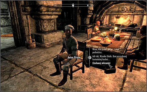 Once you get inside the Understone Keep, go to the south-western part of this area, reaching a kitchen - Recipe for Disaster - The Dark Brotherhood quests - The Elder Scrolls V: Skyrim - Game Guide and Walkthrough