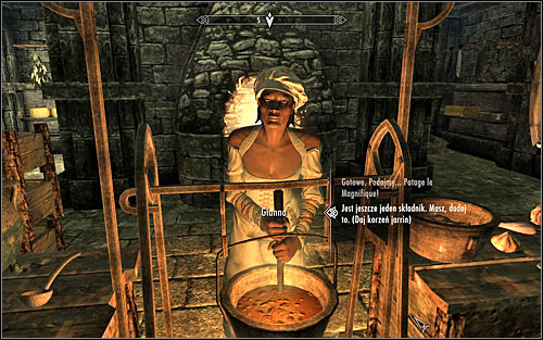Since Gianna doesn't know the exact method of preparing the dish according to the Gourmet's recipe, she will periodically ask you for ingredients - To Kill an Empire - The Dark Brotherhood quests - The Elder Scrolls V: Skyrim - Game Guide and Walkthrough