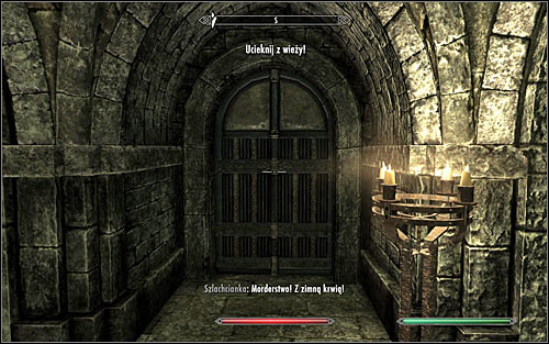 Regardless of how you eliminated the emperor, you have to use the door in the southern part of the room as soon as possible (screen above) - To Kill an Empire - The Dark Brotherhood quests - The Elder Scrolls V: Skyrim - Game Guide and Walkthrough