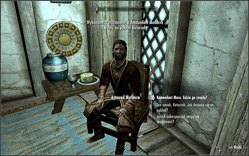 You'll find Amaund Motierre in one of the quest rooms and you have to start conversation with him - Hail Sithis! - p. 1 - The Dark Brotherhood quests - The Elder Scrolls V: Skyrim - Game Guide and Walkthrough