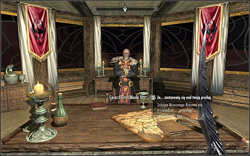The meeting with the emperor will probably surprise you a little, because he won't try to flee nor fight with you, knowing that his time has come - Hail Sithis! - p. 1 - The Dark Brotherhood quests - The Elder Scrolls V: Skyrim - Game Guide and Walkthrough