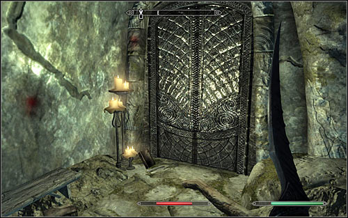 Start exploring this underground location, watching out for a trap on your way, triggered by a pressure plate - Miscellaneous: Locate the assassin of old - The Dark Brotherhood quests - The Elder Scrolls V: Skyrim - Game Guide and Walkthrough