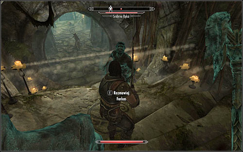 After winning the fight, choose southern door and then turn west - Proving Honor - p. 1 - The Companions quests - The Elder Scrolls V: Skyrim - Game Guide and Walkthrough