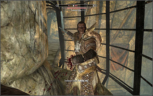 Once you get to a new place, a Silver Hand warrior will attack you - Proving Honor - p. 1 - The Companions quests - The Elder Scrolls V: Skyrim - Game Guide and Walkthrough