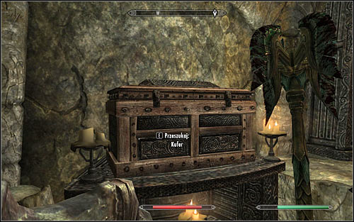 After the fight, look around for a chest (screen above), where you can find a Dustman's Cairn Key among other things - Proving Honor - p. 1 - The Companions quests - The Elder Scrolls V: Skyrim - Game Guide and Walkthrough