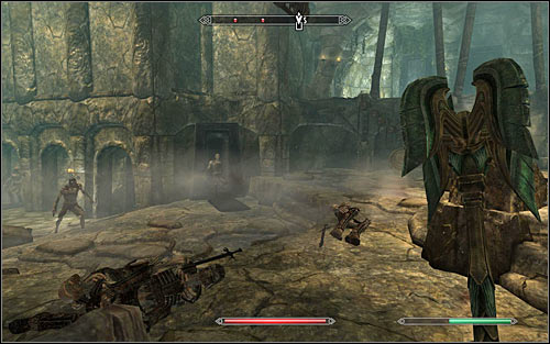 As you've probably guessed, draugr begin rising from side tombs (screen above) - Proving Honor - p. 2 - The Companions quests - The Elder Scrolls V: Skyrim - Game Guide and Walkthrough