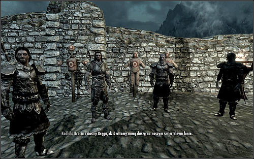 Follow Vilkas, who will run to the courtyard on back of the Jorrvaskr - Proving Honor - p. 2 - The Companions quests - The Elder Scrolls V: Skyrim - Game Guide and Walkthrough