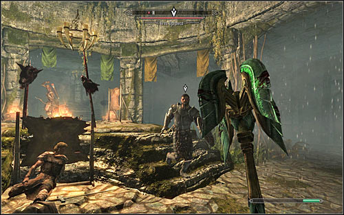 After reaching the last room, try to deal with standard hunters first and then start attacking Krev the Skinner (screen above) - The Silver Hand - The Companions quests - The Elder Scrolls V: Skyrim - Game Guide and Walkthrough