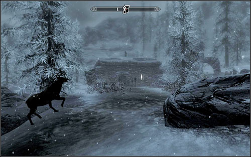 The Silver Hand headquarter you're looking for is located at the higher mountain (screen above) and after reaching this place you should deal with all local werewolf hunters - Purity of Revenge - The Companions quests - The Elder Scrolls V: Skyrim - Game Guide and Walkthrough