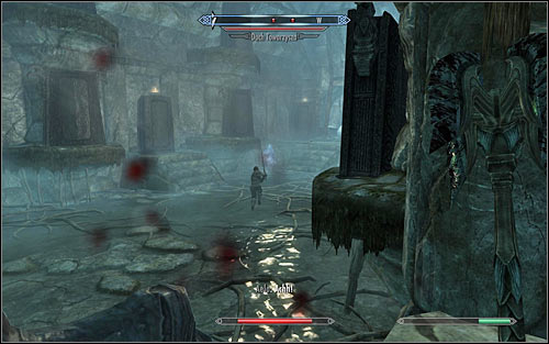 Same as previously, before you can continue to the next tomb chamber, youll have to get rid of a group of ghosts (screen above) - Glory of the Dead - p. 2 - The Companions quests - The Elder Scrolls V: Skyrim - Game Guide and Walkthrough