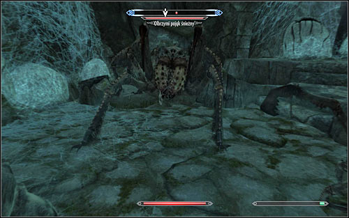 Prepare to eliminate more frostbite spiders with giant frostbite spider leading them (screen above) - Glory of the Dead - p. 2 - The Companions quests - The Elder Scrolls V: Skyrim - Game Guide and Walkthrough