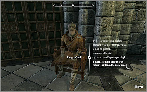 Speak to Urag gro-Shub again to ask him about the Ruminations on the Elder Scrolls written by Septimus Signus (screen above), stating that its author must have lost his mind and that its content is completely inexplicable - Discerning the Transmundane - p. 1 - Daedric quests - The Elder Scrolls V: Skyrim - Game Guide and Walkthrough