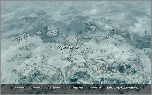 If you don't want to waste time on searching for a member of this race, you can head to Hob's Fall Cave (screen above), located west of Winterhold - Discerning the Transmundane - p. 3 - Daedric quests - The Elder Scrolls V: Skyrim - Game Guide and Walkthrough