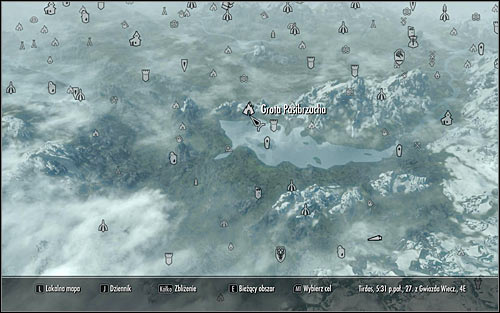 Open the world map and find the destination, i - Ill Met By Moonlight - p. 2 - Daedric quests - The Elder Scrolls V: Skyrim - Game Guide and Walkthrough