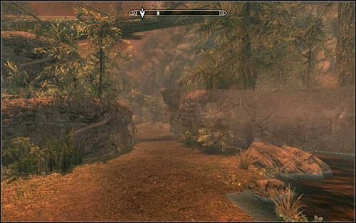 After the conversation, choose the path leading north (screen above) - Ill Met By Moonlight - p. 2 - Daedric quests - The Elder Scrolls V: Skyrim - Game Guide and Walkthrough